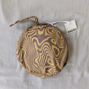 baggu packable sun hat in caramel swirl